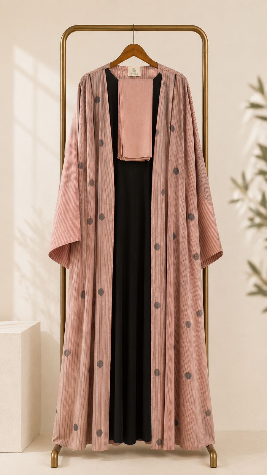 Rose Noir Abaya