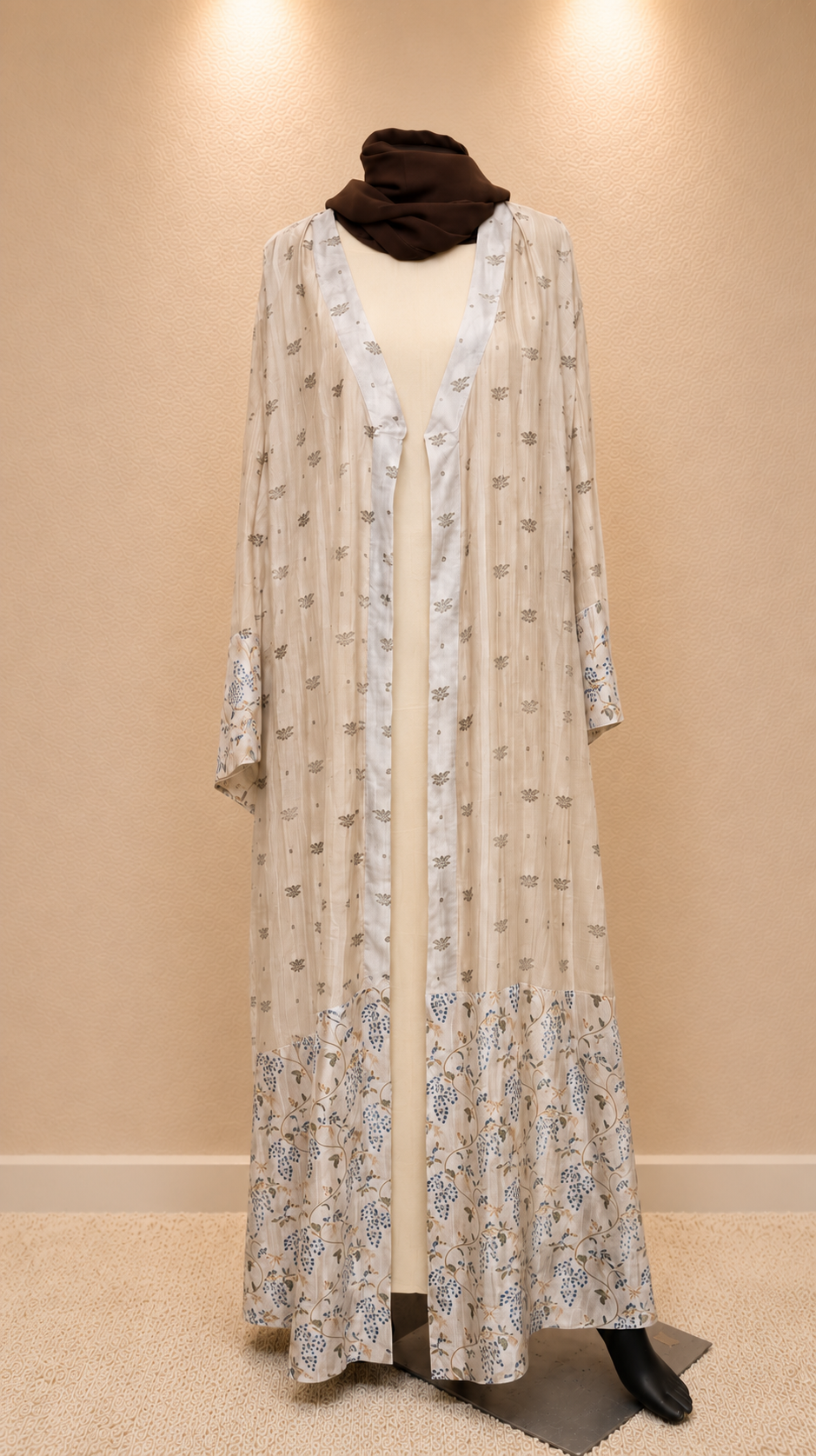 Wisteria buds abaya