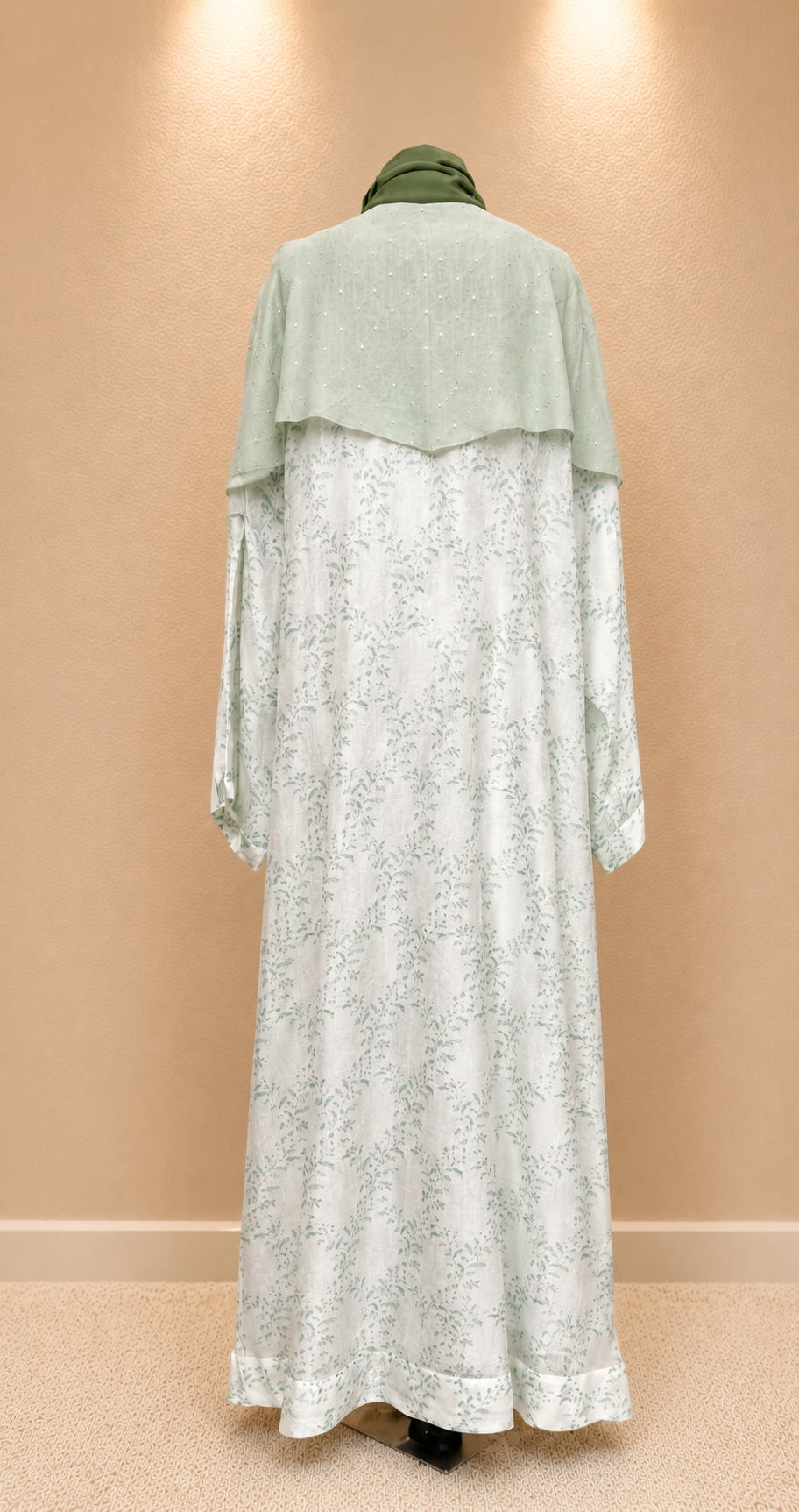 Mint Meadow abaya