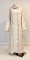 Delicate blooms abaya