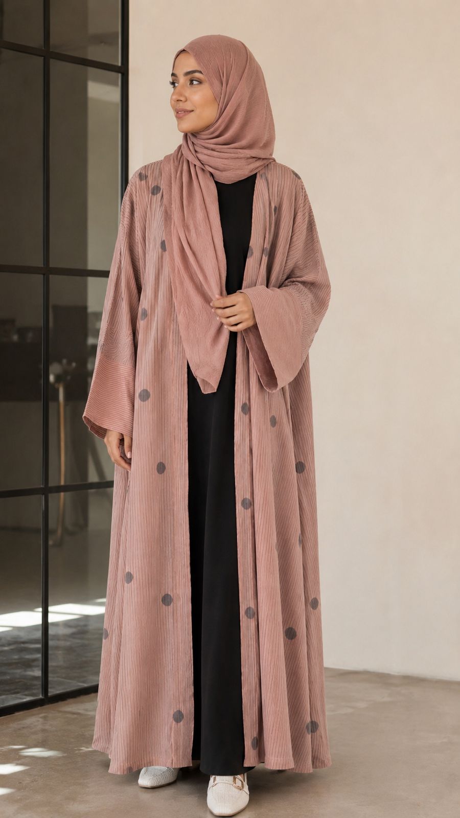 Rose Noir Abaya