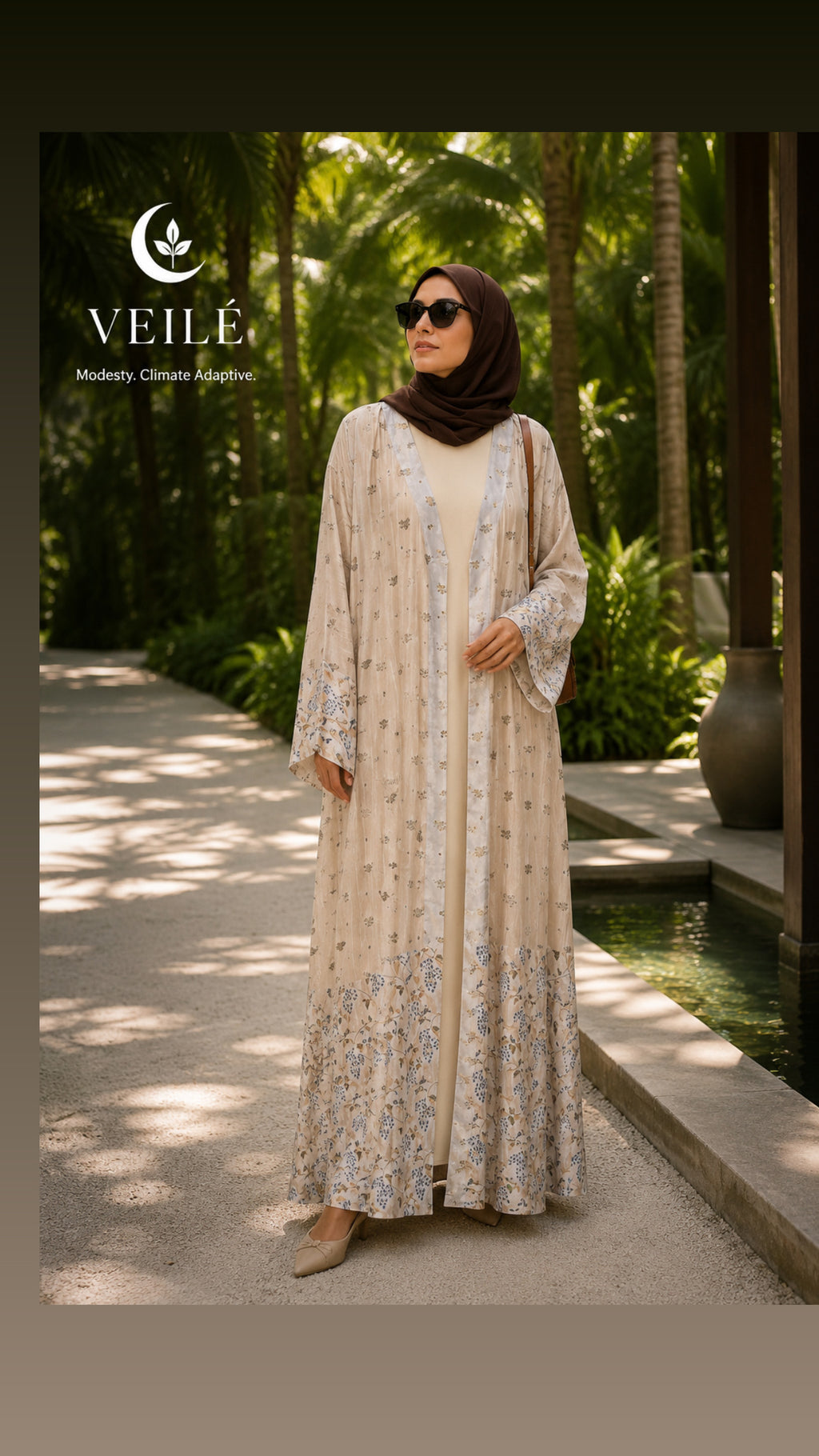 Wisteria Buds Abaya